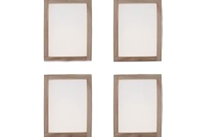 4 Pack Wooden Paper Making Screen Papermaking Mould Deckle Printing Frame for DIY Paper Craft Tool Dried Flower Handcraft (25