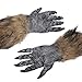 Werewolf Hands Claws Gloves Adult Men Women Party Creepy Wolf Costume Dress Scary Decorations Brown