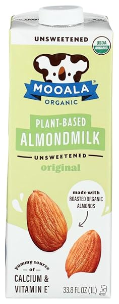 MOOALA BRANDS PLANT BASED BEVERAGE, UNSWEETENED ORIGINAL ALMONDMILK