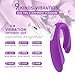 G Spot Vibrator with Clitoris Stimulator Wireless Remote Paar-Vibrator for Couple Sex Fun, Treediride 2.0 Upgrade 9 Vibration Modes Clitoris Orgasm Tool Dual Motor Vaginal Anal Sex Toy (Purple)