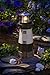 Moonrays 95961 Solar Rotating LED Lighthouse Light,Black and Striped Lighthouse