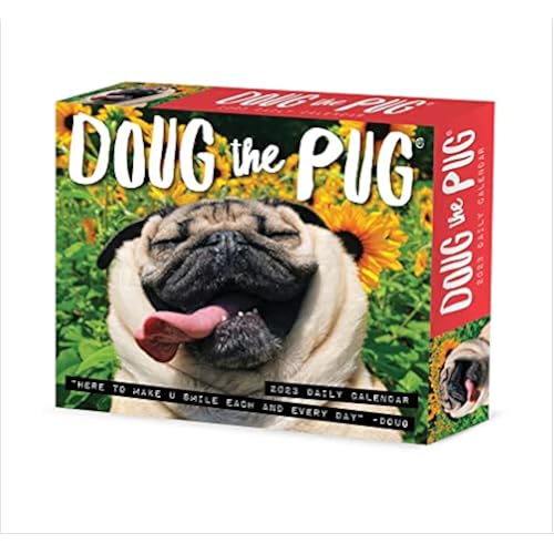 Doug the Pug 2023 Box Calendar-USA