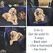 CarZonn Dog Seat Cover – Pet Seat Cover - Dog Car Seat Cover – Waterproof, Scratchproof Seat Cover for Spotless Car – Premium Seat Hammock for Small and Large Dogs – Cars, Trucks SUVs