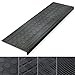 Indoor & Outdoor Bullnose Rubber Non-Slip Stair Treads, 10