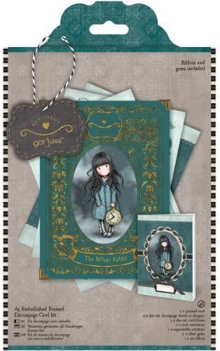 Simply Gorjuss A5 Embellished Framed Decoupage Card Kit- by DOCrafts