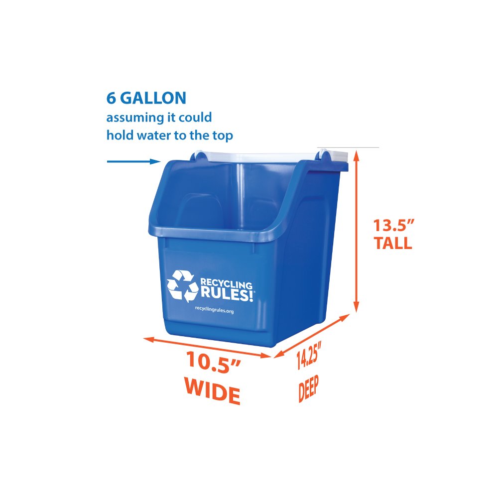 6 gallon bin