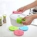 3 Pcs Silicone Dish Washing Sponge Scrubber Kitchen Cleaning antibacterial by UBOOMS