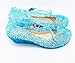 Vokamara Princess Girls Sandals Jelly Mary Jane Dance Party Cosplay Shoes for., Blue, 7.5 Toddler