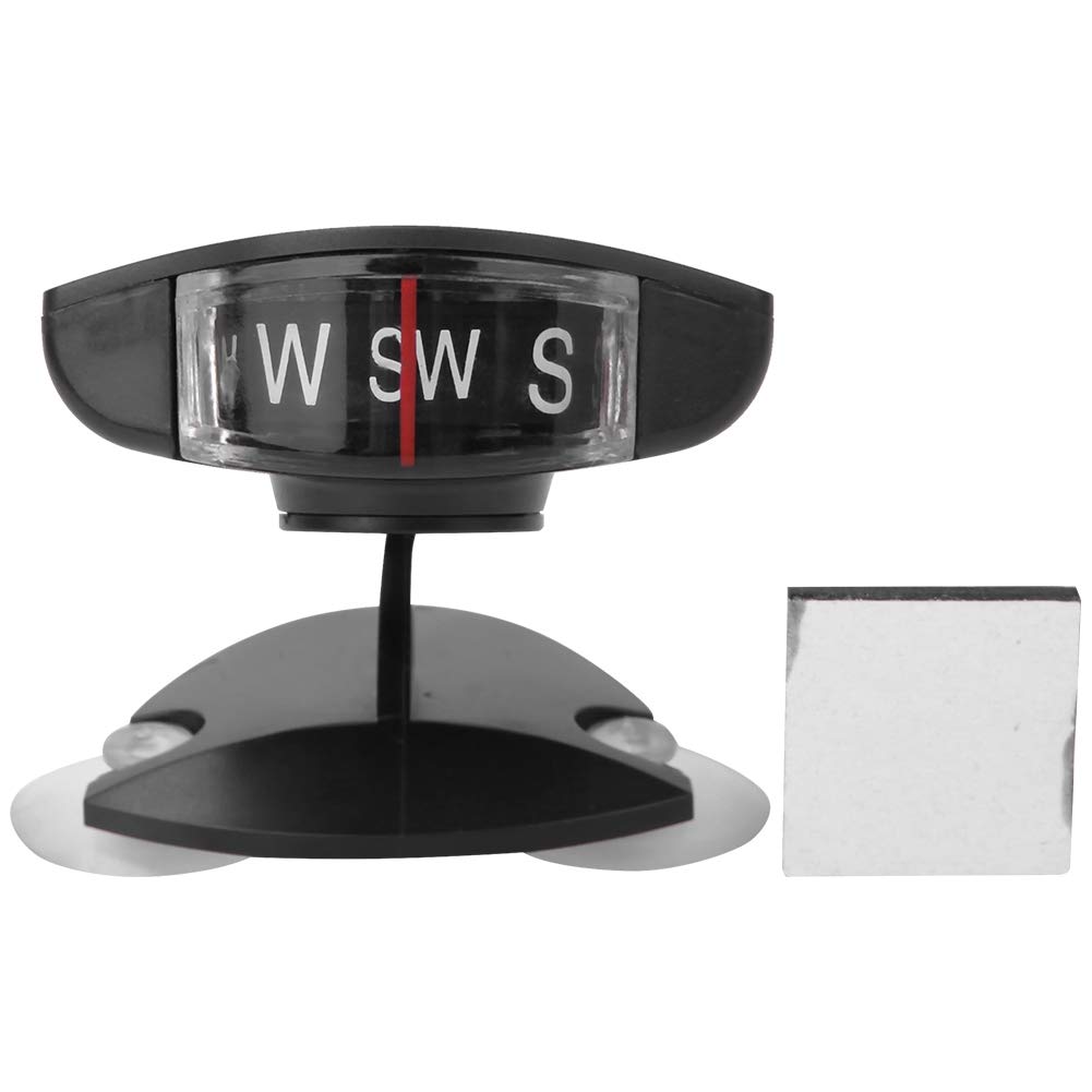 Car Compass Mini Vehicle Interior Ornaments Outdoor Car Navigation Compass Ball with Suction Cups for Boat Car