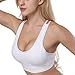 Yadifen Sports Bra, Beauty Back Removable Pad Workout Full Figure Wirefree Running Yoga Bra