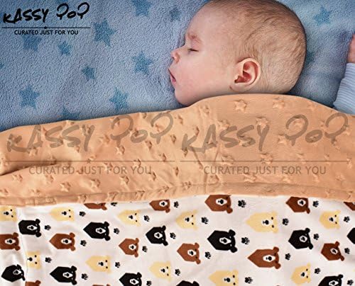 Kassy Pop Fleece Blanket Cum Unisex Baby Wrapper for Babies, 0-2 Years (Multicolour)