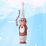 Brush-Baby Rechargeable Electric Toothbrush Kids 0-10 Monkey Design view 6