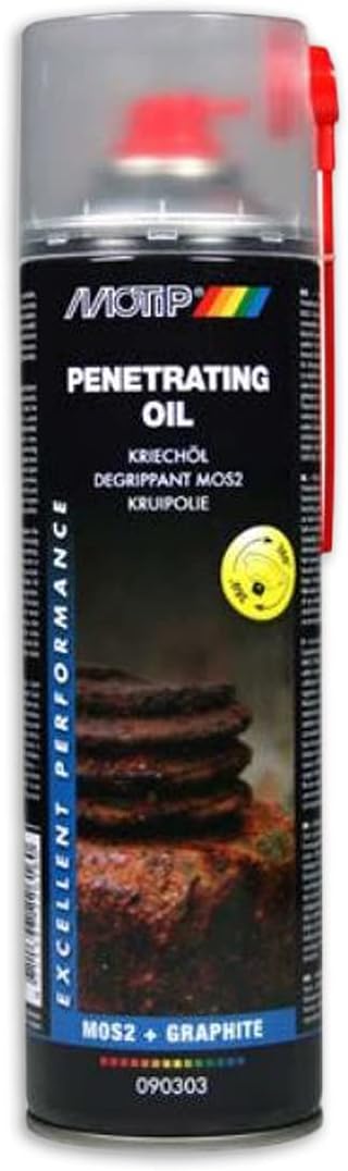 MOTIP Penetrating Oil Spray 500 ml with Graphite MoS2 Jet Spray