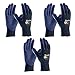 Elite MaxiFlex 34-274 Ultra Light Weight Glove with Nitrile Coated Grip on Palm and Fingers, (Sizes S-XL), Small, 3 Piece