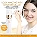 Painless Hair Remover for Women - Gold Facial Hair Removal | 5 in 1 Face Grooming Tools - Electric Trimmer, Hand Leg Shaver, Nose Hair & Eyebrow Trimmer, Brush | USB