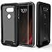 Zizo ION Series compatible with LG V30 Case Military Grade Drop Tested with Tempered Glass Screen Protector LG V35 ThinQ Case BLACK SMOKE