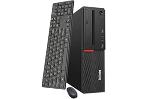 Lenovo ThinkCentre M800 SFF Desktop Computer PC, Intel Core i7-6700 3.40GHz, 16GB DDR4 RAM,New 1TB SSD, Built-in WiFi BT,DVD-RW,Wireless Keyboard Mouse,Windows 10 Pro (Renewed)