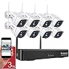 1080P Wireless Security Camera System, Firstrend 8CH Wireless NVR System with 8pcs 1080P HD Security Camera and 3TB Hard…