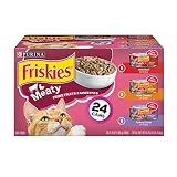 purina friskies gravy wet cat food variety pack prime filets meaty favorites 24 5 5 oz cans