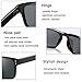 Polarized Sunglasses for Men Women Driving Fishing Unisex Vintage Rectangular Sun Glasses