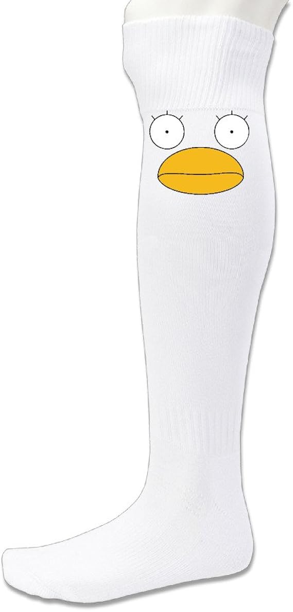 Amazon Co Jp 幸せなスズラン サッカーソックスペンギン 顔芸 練習着 スポーツソックス White One Size 服 ファッション小物