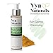 Set of 2 Vya Naturals Turmeric Facial Cleanser - Reduces Acne Scars, Pigmentation - Anti-Bacterial, Anti-Inflammatory - Paraben-free, Sulfate-free Face Wash