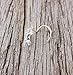 Diamond Nose Stud,Wedding Nose Jewelry,Gift For Her,Crystal Nose Ring,Twist Nose Stud,Indian Nose Stud,Silver Nose Ring,Maharasthrian Nose Stud,Mother Day Sale,CZ Clear Nose Stud,Nose Ring(TEJ825)