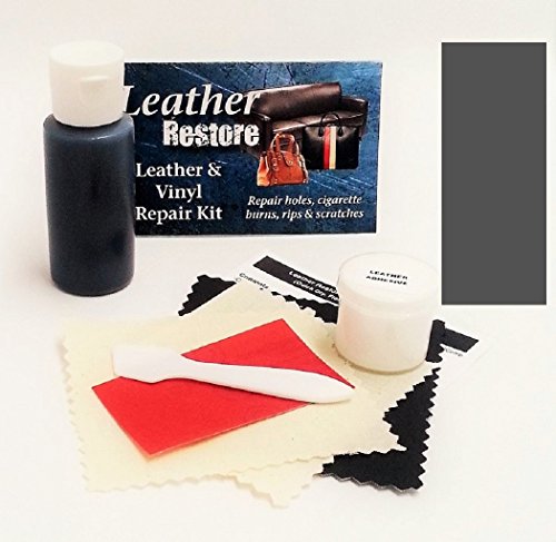 Leather Repair Kit with READY TO USE Color, DARK GRAY