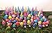 Miniature Mushrooms. Fairy Garden Accessories. Set of 10. Brilliantly Colored with Mica Powders.
