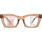 ZESAKER Progressive Reading Glasses for Women Oversized Spring Hinges Progressive Computer Readers Blue Light Blocking