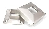 Stainless Steel 316 Grade 3-7/8" x 3-7/8" Base