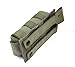 Tactical Radio Pouch - 1000D Tactical Molle Two Way Radios Holder Case for Walkie Talkies (Ranger Green)