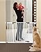 Dreambaby Liberty Extra-Wide Baby Safety Gate- with Smart Stay Open Feature - Fits Openings 39-42.5 inches Wide - White - Model L867