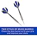 Charisma Gaming 20 gram Darts 6 Set With PET Shafts, O Rings, Different Shape Barrels&Sharpener, steel Tips, Aerodynamic Structure, Ergonomic Grip, For Home, Outdoors, Office, Dorms, Bars & More