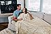 Comfort Food Creations Burrito Wrap Novelty Blanket - Perfectly Round Tortilla Throw (6' Diameter)