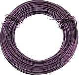 Minor Details 42625 18 Gauge Aluminum Craft Wire, 39', Purple