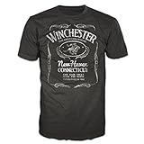 Official Winchester Mens Cotton Western Poster Graphic Printed Short Sleeve T-Shirt