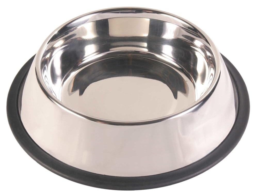 Trixie Stainless Steel Dog Bowl, Large:1.75 L/Ø 20cm