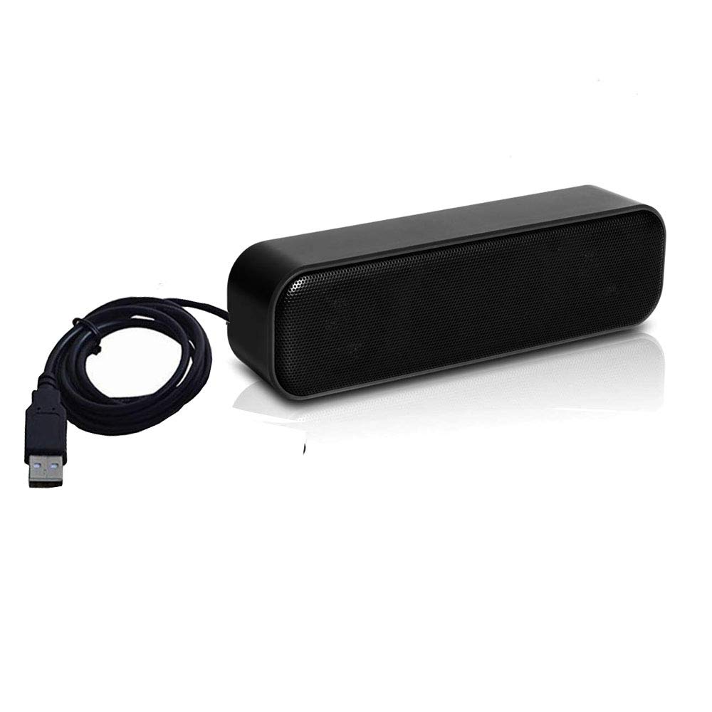 Amazon.com: USB Computer Speakers,HONKYOB Wired Computer Sound Bar Speaker, Stereo USB Powered 