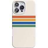 Casely iPhone 16 Pro Max Case | Totally Groovy | Rainbow Stripes Color Block | Compatible with MagSafe | Classic Ultra Slim Design