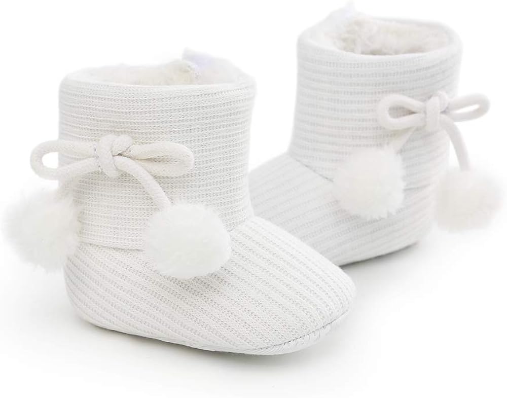 LACOFIA Stivaletti Invernali per neonata con Morbida Suola Scarpe Primi  Passi in Pile Caldo per Bambina Scarpe e borse urban-earth.co.uk