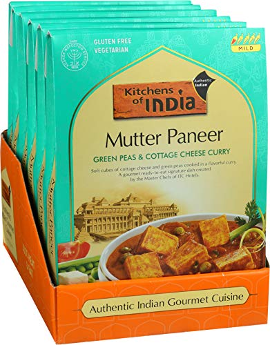 Kitchens of India Ready to Eat Mutter Paneer, Green Peas and Cottage Cheese Curry, 10-Ounces (Pack of 6) - Thumbnail 6