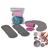 Biutee Nail Art Stamping Kit- 30 Manicure Plate Set with Polish Stamper and Scraper by Salon Designs (30)