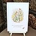 Peter Rabbit Now Run Along Sign and Easel - Party Christening Table Decoration
