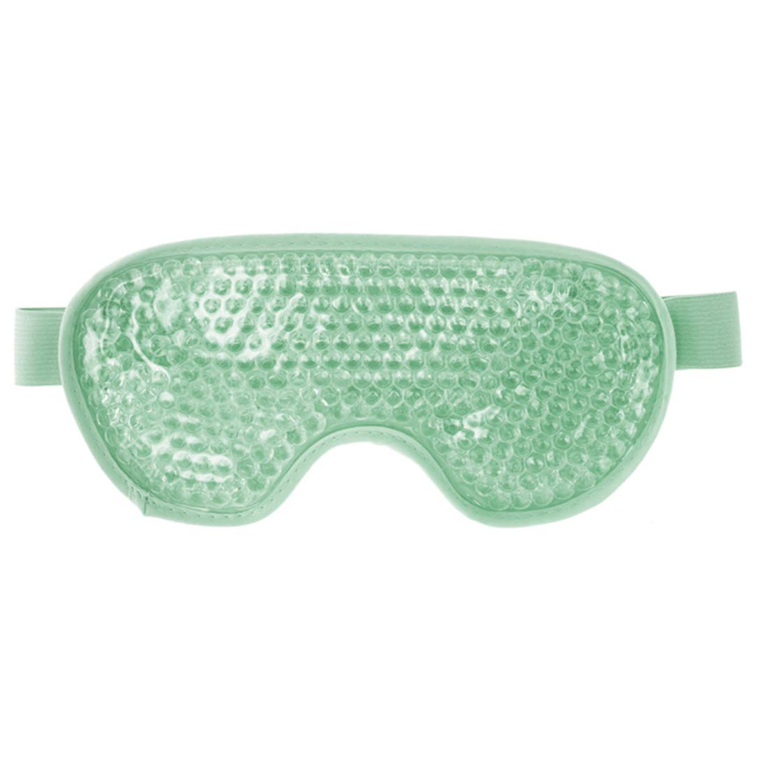 Therapeutic Gel Bead Cooling Eye Mask for Puffy Eyes, Dark Circles, Migraine, Headaches. (Sea Foam)