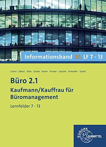 Buro 2 1 Informationsband Xl2 Lf 7 13 Kaufmann Kauffrau Fur
