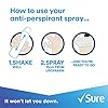 Sure-Men-Deospray-Anti-Perspirant-Sport-Cool-250-ml-pack-of-6 Sure Sport Cool 48h protection against sweat and odour Anti-perspirant Aerosol MotionSense technology deodorant for Men…