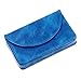 kandouren Blue Leather Business Card Holder Case,Creadit Card Holder