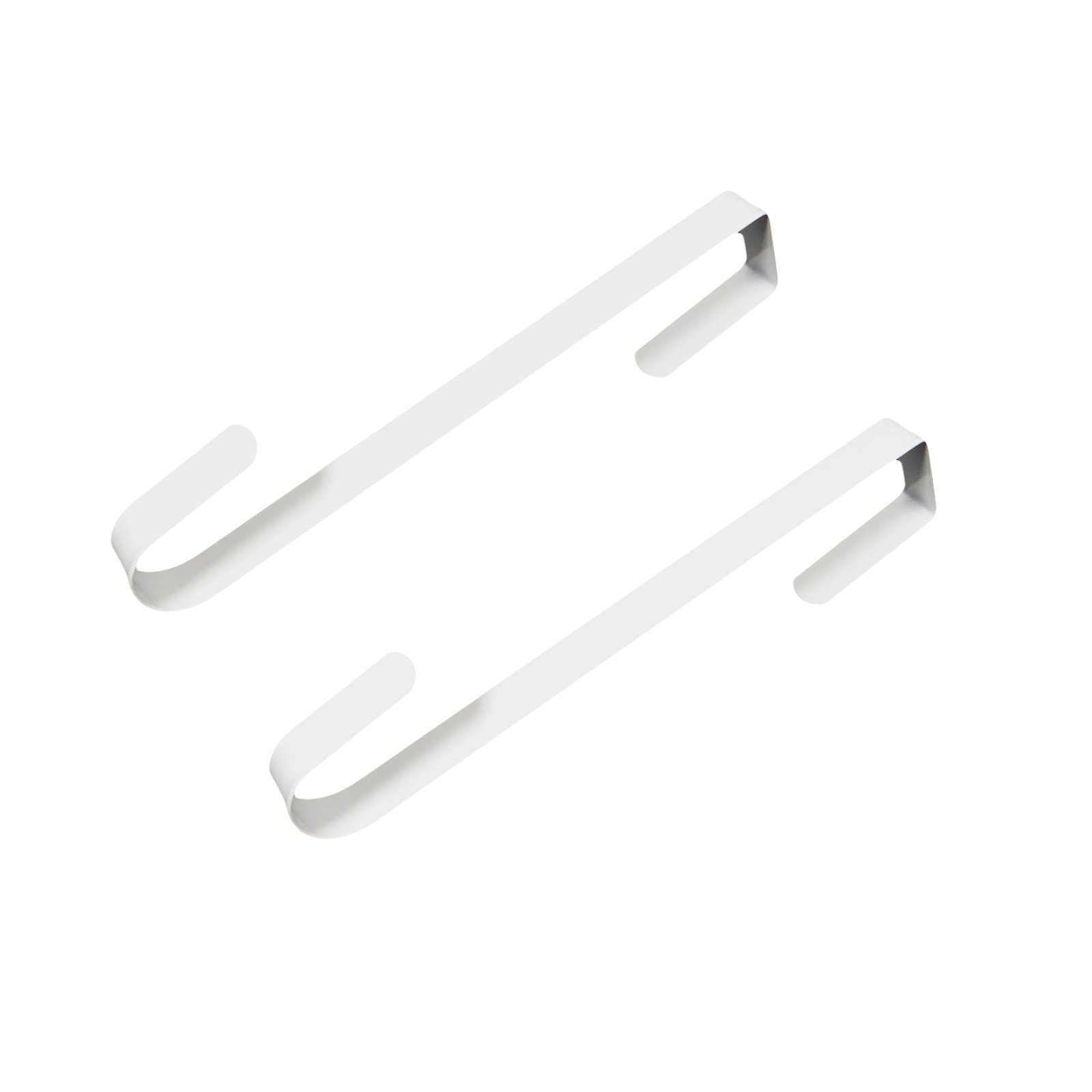 Anapoliz Wreath Hooks Door Hanger for Bathroom Bedroom, Coats, Towels Metal Home Display Holiday Front Door Special Elegant Unique Design | Premium Sturdy Metal (2 Piece, White)