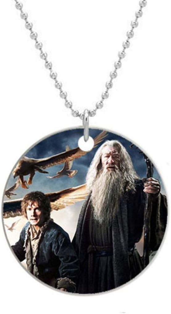 Hobbit The Battle Of The Five Armies Custom Big round Dog Tag Necklace with 30" adjustable Chain